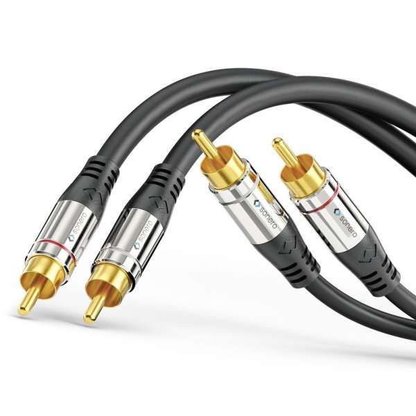 sonero 2x Cinch Stereo Audio Kabel 2,0m