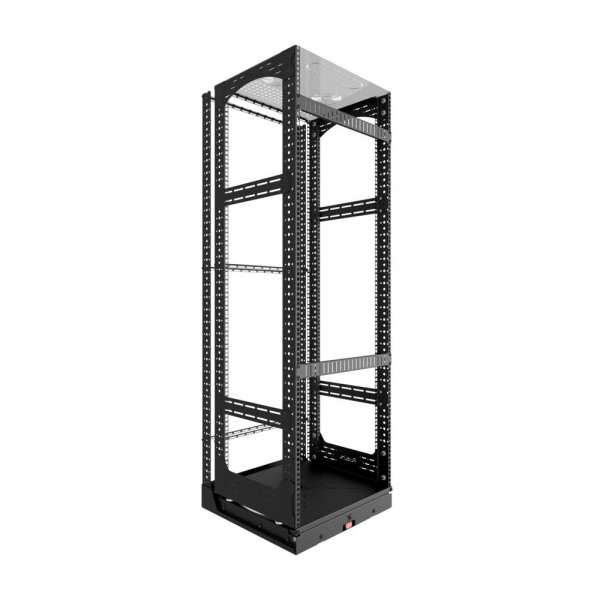 19" Auszieh- und drehbares Rack 32RU, 130kg Traglast, 490B x 498T x 1505H 19" Auszieh- und drehbares Rack 32RU, 130kg Traglast, 490B x 498T x 1505H