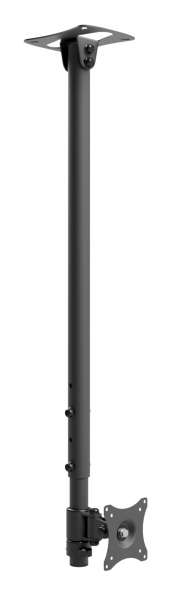 Deckenhalterung mit Höhenverstellung für 10-29"-Bildschirme, schwarz