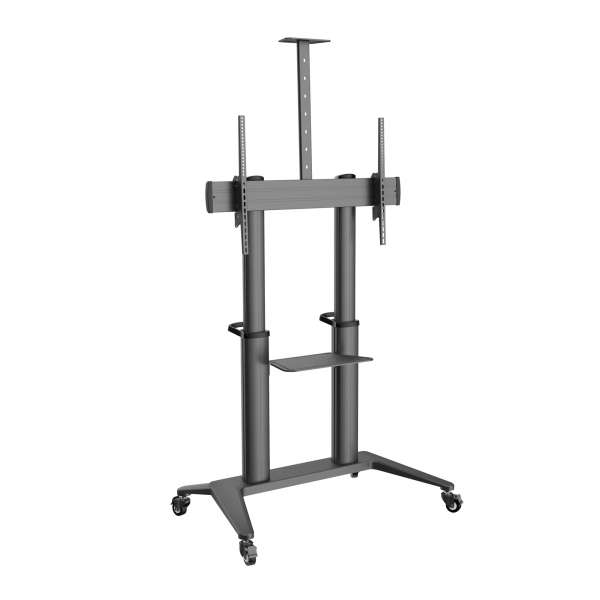 PureMounts® Premium TV Cart - Single Display bis 120", schwarz