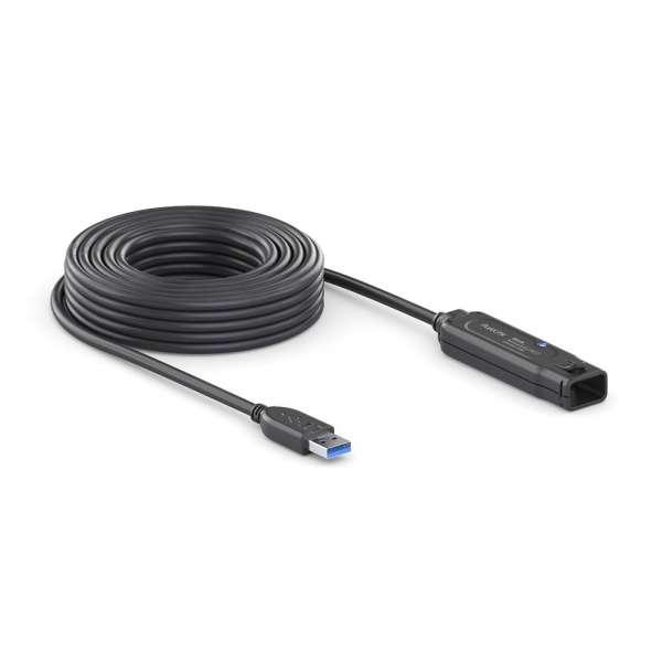 USB 3.2 Gen. 1x1 Aktiv Verlängerung - schwarz - 15,0m