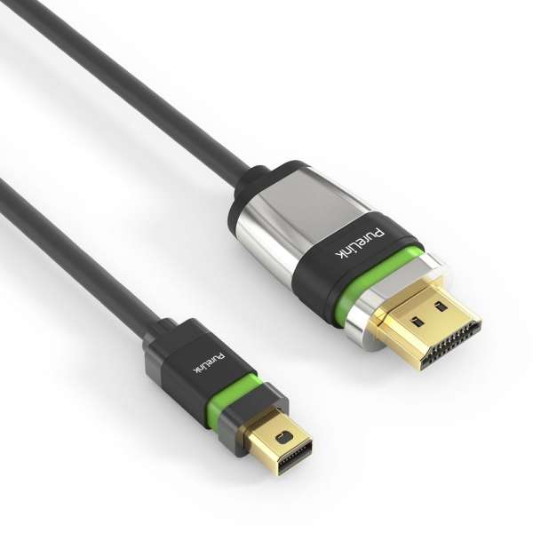 MiniDP/HDMI Kabel - Ultimate Serie - 1,00m - schwarz