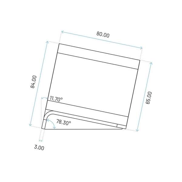 mediahub2 - 5 -Slot, freistehend, On-Table Design - weißes Gehäuse und mattweiße Module. 2 Steckdosen + 1 Leerplatz. Buchse - DE. Stecker - Wieland GST18