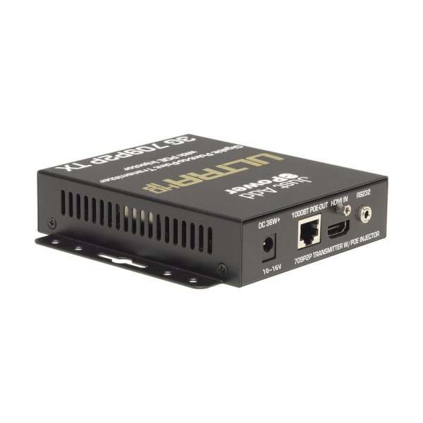 JustAddPower - Ultra Series 4K Punkt-zu-Punkt Encoder (Transmitter) mit POE-Injektor