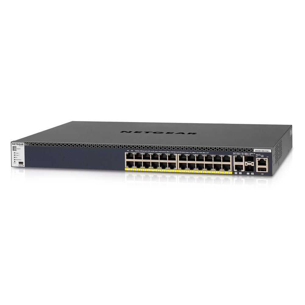 M4300 24x1G PoE+ 630 W, 2x10G, 2xSFP+ Managed Switch (1000W Netzteil)