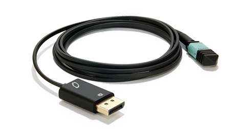 CT Serie - 18Gbps DP Universal Glasfaser Receiver für CT-UFO Extender Set, 0,8m