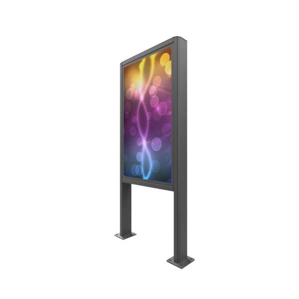 Hochformat-Kiosk für den Außenbereich 55" Samsung LH55OHF