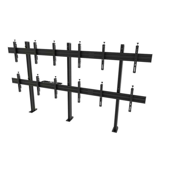 Video Wall Bolt Down Stand, modular 3x2, für 49-57" Bildschirme, Querformat