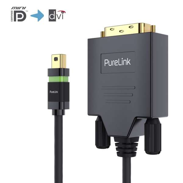 MiniDP/DVI Kabel - Ultimate Serie - 2,00m - schwarz