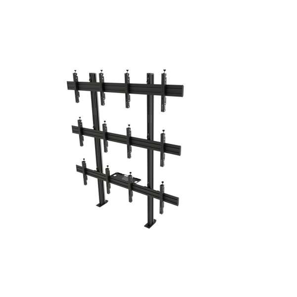 Video Wall Bolt Down Stand, modular 2x3, für 49-57" Bildschirme, Querformat