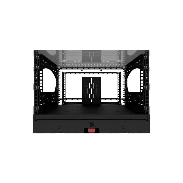 19" Auszieh- und drehbares Rack 6RU, 130kg Traglast, 490B x 608T x 348H