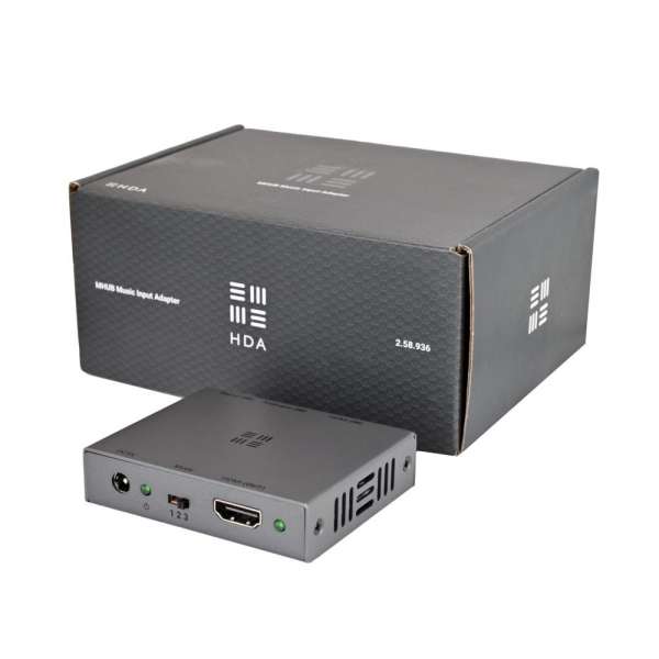 HDANYWHERE MHUB Musik-Eingangsadapter: Wandelt MHUB-HDMI-Eingänge in reine Audio-Eingänge für Musikstreamer und andere Audiogeräte