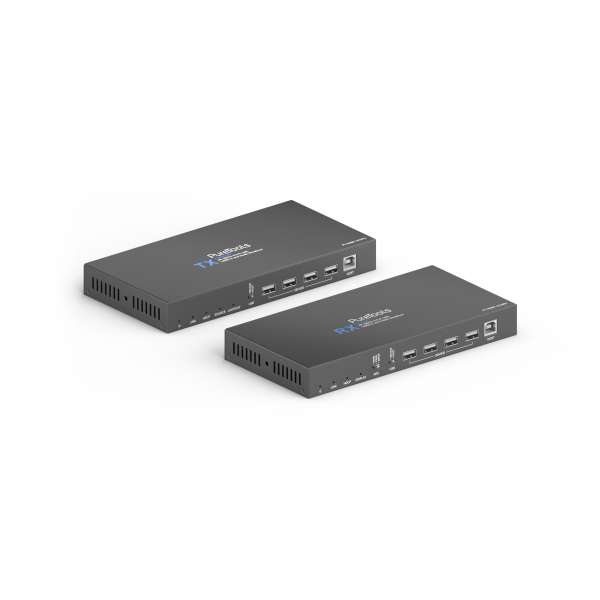 PureTools - HDBaseT Extender Set mit USB 2.0 und Audio-Breakout, 4K (60Hz 4:4:4) PureTools - HDBaseT Extender Set mit USB 2.0 und Audio-Breakout, 4K (60Hz 4:4:4)