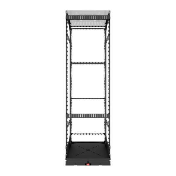 19" Ausziehbares und drehbares Rack 36RU, 125 kg Belastung, 490B X 615T X 1684H