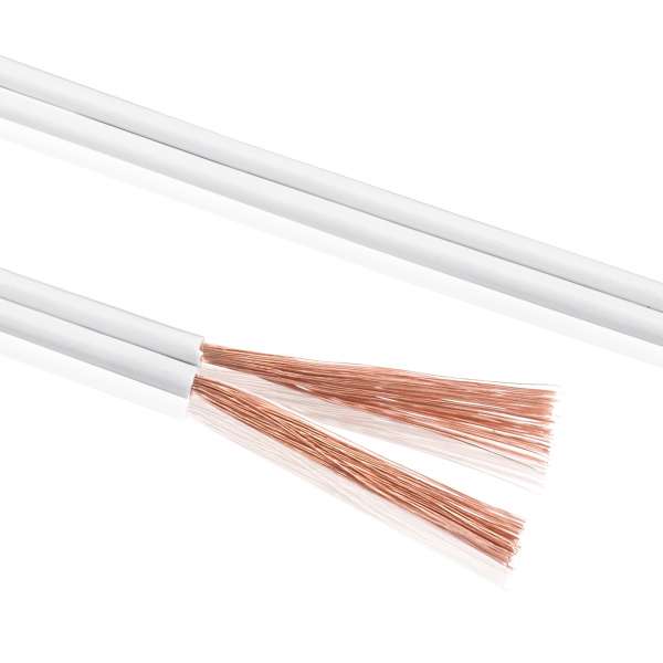 sonero Lautsprecherkabel 2x4,0mm², CCA 30,0m, weiß