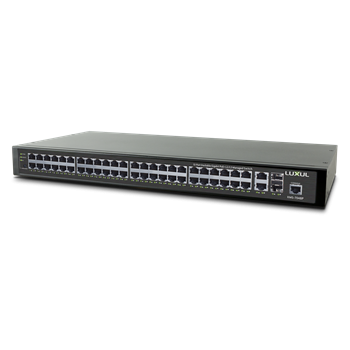 Luxul - 52-Port/48PoE+ 1G Stapelbarer Managed Smart Switch