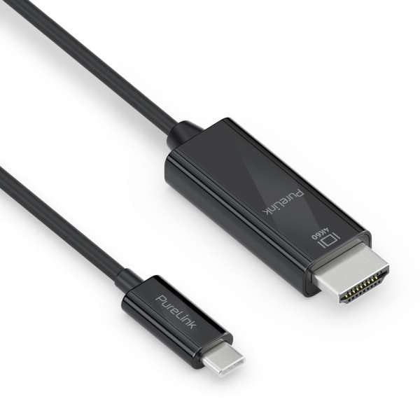 USB-C auf HDMI Kabel - 4K60 - iSerie - schwarz - 1,00m