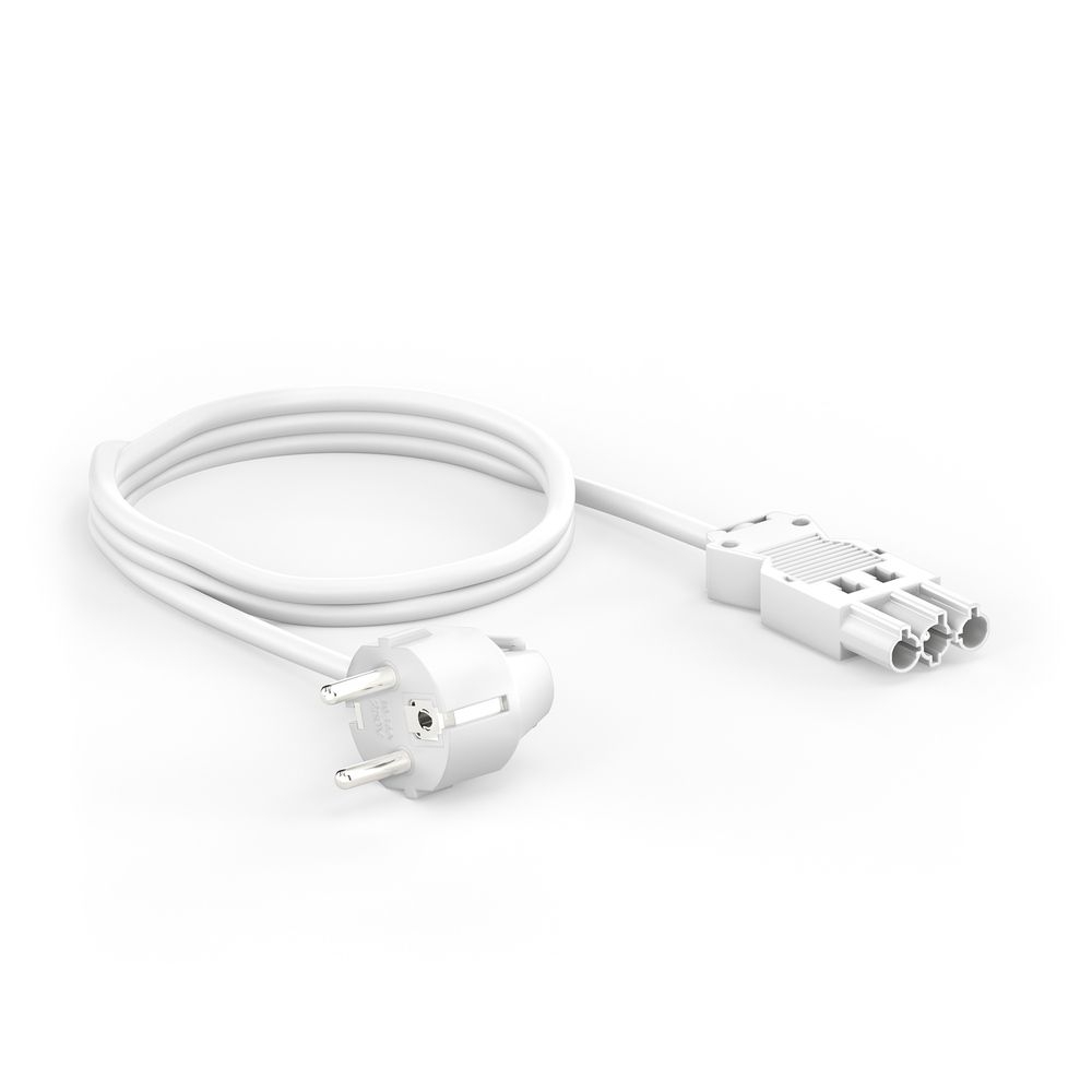 Gst Controller Cable Safety plug 90° to GST18 socket power cable - 1.50m, white | OneAV ...