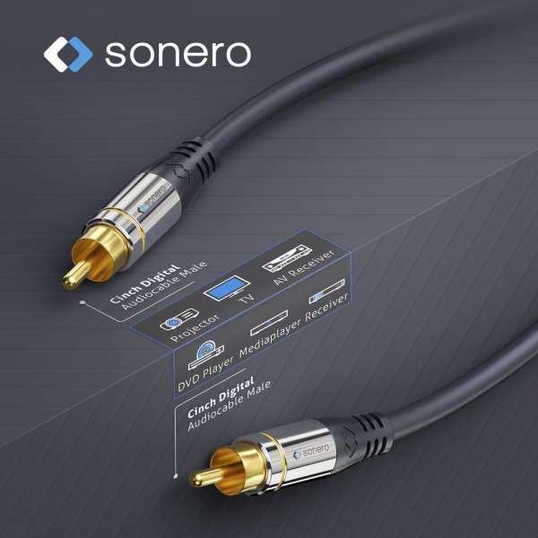sonero Cinch Digital Audio Kabel 3,0m
