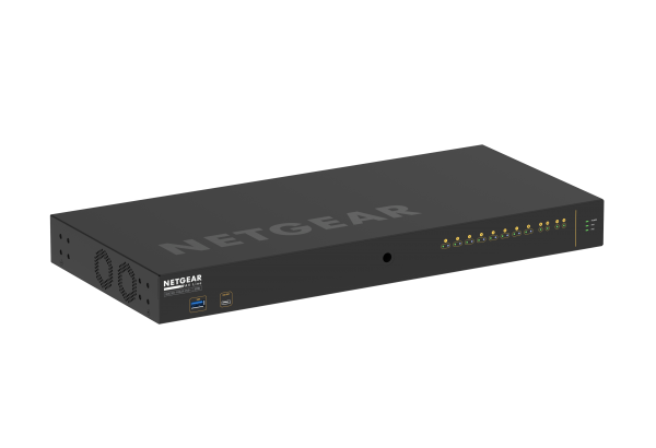 NETGEAR - M4250 12-Port 10G2F PoE+ Stapelbarer Managed Switch (125W PSU)