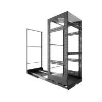 Vista previa: 19" Auszieh- und drehbares Rack 24RU, 160kg Traglast, 490B x 510T x 1141H Vista previa: 19" Auszieh- und drehbares Rack 24RU, 160kg Traglast, 490B x 510T x 1141H