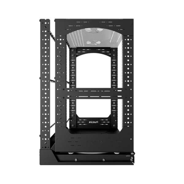 19" Auszieh- und drehbares Rack 16RU, 160kg Traglast, 490B x 510T x 785H