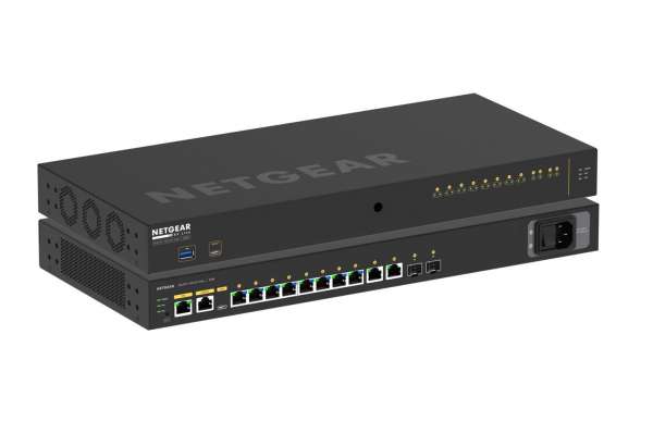 NETGEAR - M4250 12-Port 10G2XF PoE+ Stapelbarer Managed Switch (240W PSU)