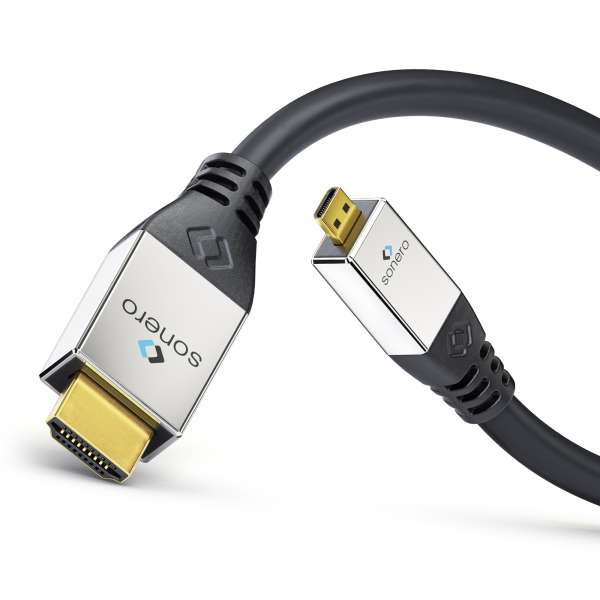 sonero HDMI auf Micro HDMI Kabel 3,0m