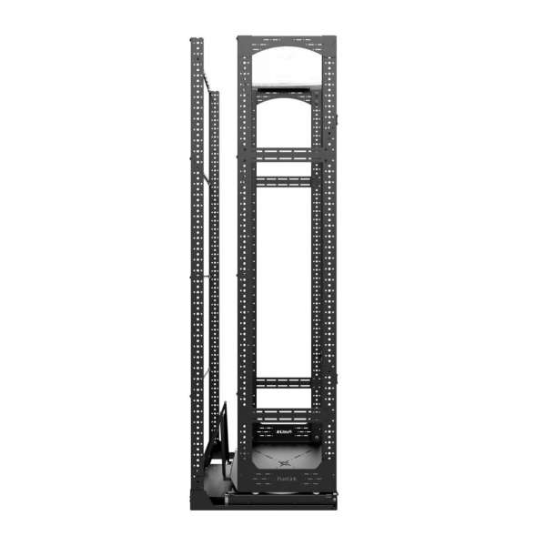19" Ausziehbares und drehbares Rack 42RU, 125 kg Belastung, 490B X 615T X 1950H