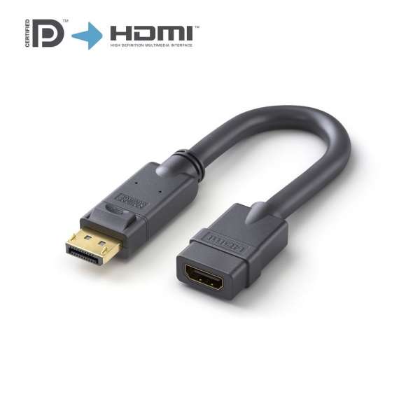 DisplayPort/HDMI Adapter 4K - PureInstall 0,10m