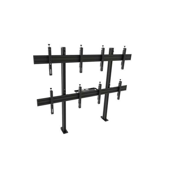 Video Wall Bolt Down Stand, modular 2x2, für 49-57" Bildschirme, Querformat
