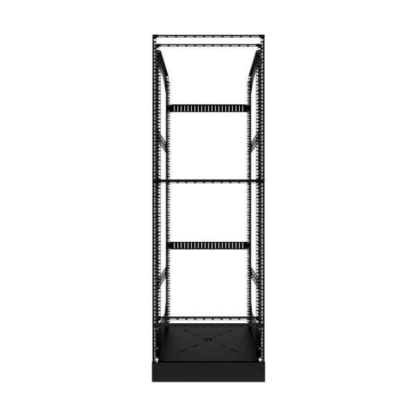 19" Auszieh- und drehbares Rack 32RU, 160kg Traglast, 490B x 510T x 1498H