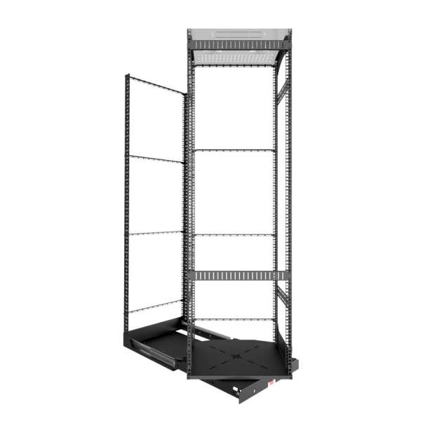 19" Ausziehbares und drehbares Rack 36RU, 125 kg Belastung, 490B X 615T X 1684H
