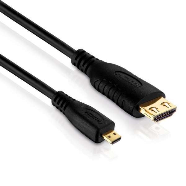 HDMI/Micro HDMI Kabel - PureInstall 2,00m