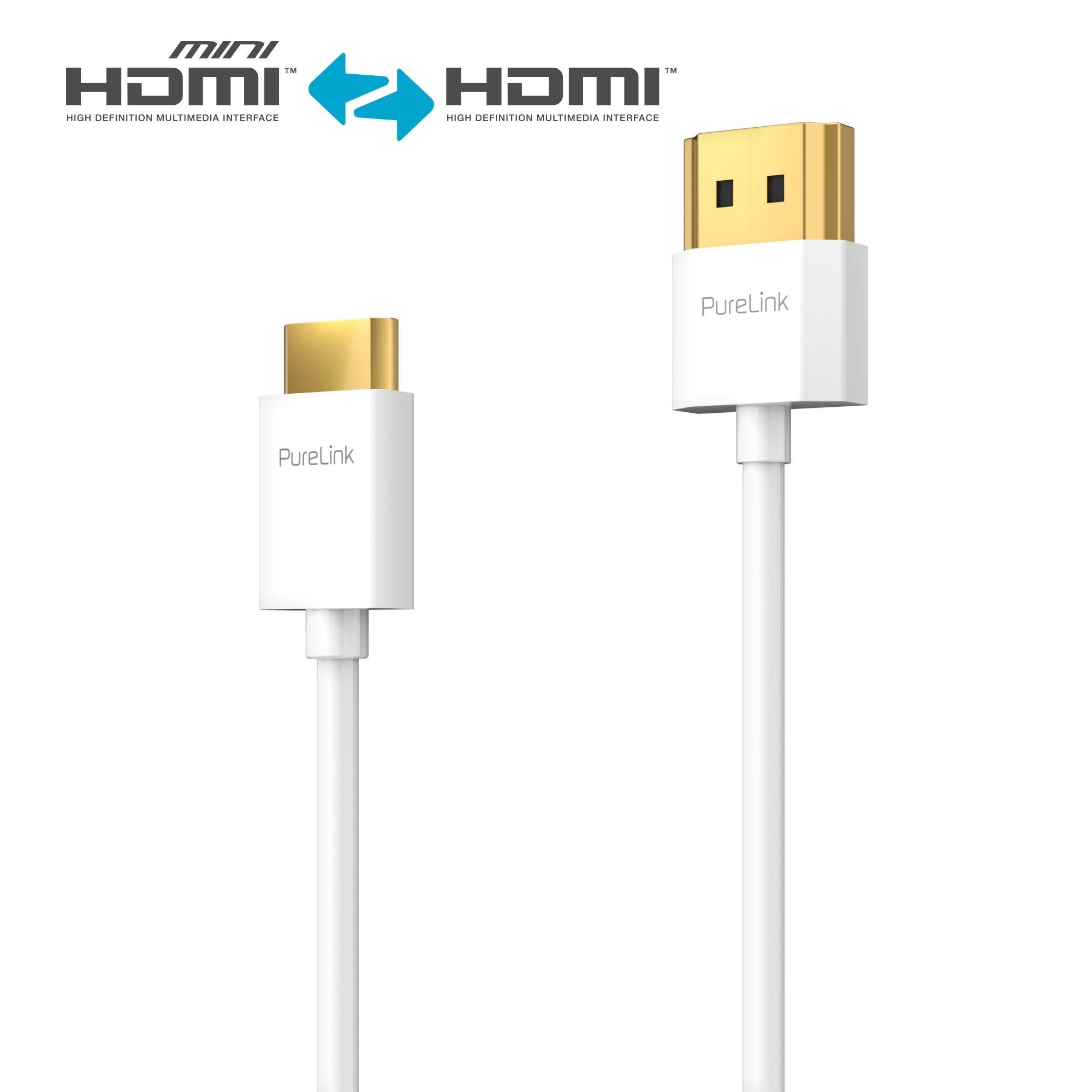 HDMI Mini HDMI Kabel ProSpeed Serie 1 50m Thin HDMI Mini HDMI Kabel ProSpeed Serie 1 50m Thin HDMI zu Mini HDMI Kabel HDMI Anschlusskabel eAV Deutschland AV Distribution