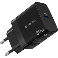 sonero USB-C GaN Ladegerät - 1 Port - 30W PD - schwarz sonero USB-C GaN Ladegerät - 1 Port - 30W PD - schwarz
