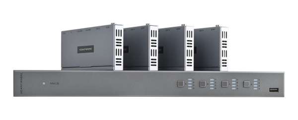 HDANYWHERE MHUB (4x4) 100A: 18 Gbps 4K HDMI/HDBaseT + HDMI Matrix System HDANYWHERE MHUB (4x4) 100A: 18 Gbps 4K HDMI/HDBaseT + HDMI Matrix System