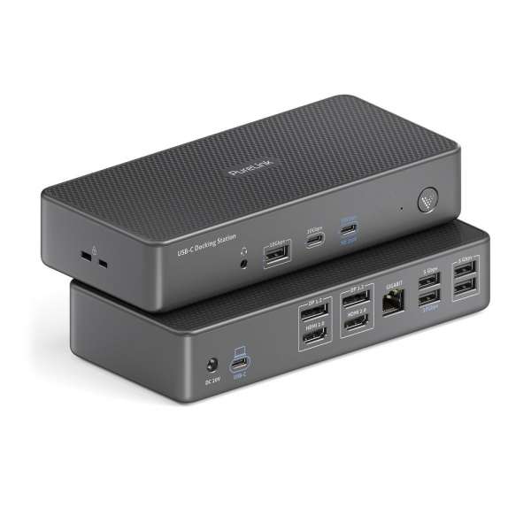 Vuelogic - USB-C Docking Station - Dual Screen DisplayLink ready - 4K Unterstützung