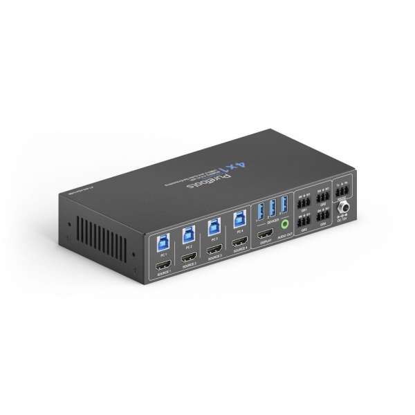 PureTools - 4x1 4K HDMI KVM Switcher
