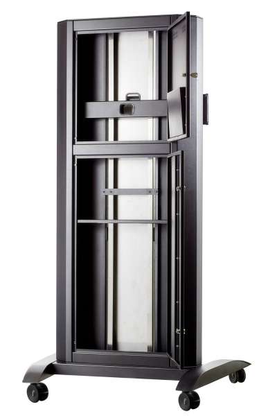 Flachbildschirm-Videokonferenz-Trolley mit Höhenverstellung für 42-65" Bildschirme