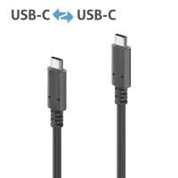 USB-C auf USB-C Kabel mit E-Marker - USB4 Gen2x2, 5A, 20Gbps - PureInstall 1,50m USB-C auf USB-C Kabel mit E-Marker - USB4 Gen2x2, 5A, 20Gbps - PureInstall 1,50m
