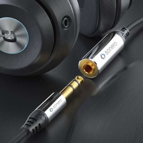 sonero 3,5mm auf 6,3mm Audio Adapter Kabel 0,25m