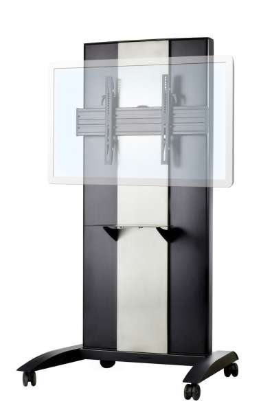 Flachbildschirm-Videokonferenz-Trolley mit Höhenverstellung für 42-65" Bildschirme