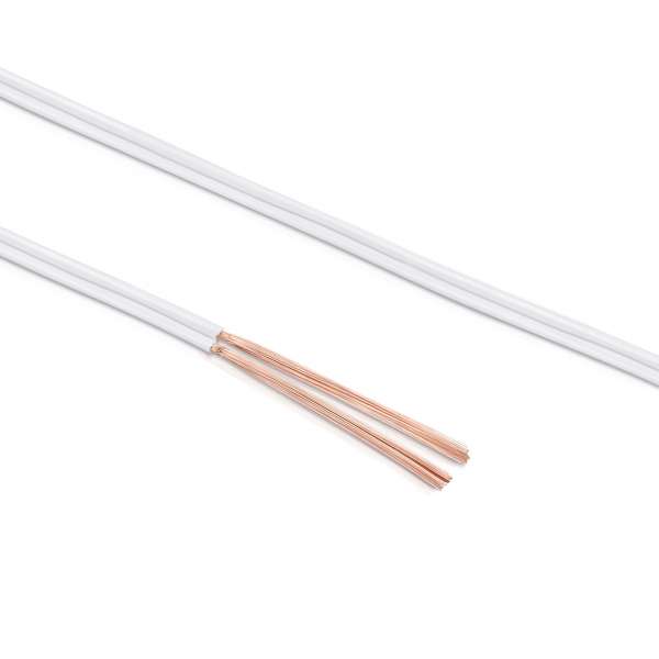 sonero Lautsprecherkabel 2x1,5mm², CCA 30,0m, weiß