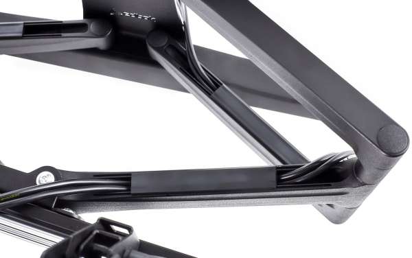 Doppelschwenkarm-Wandhalterung für 65-86"-Bildschirme