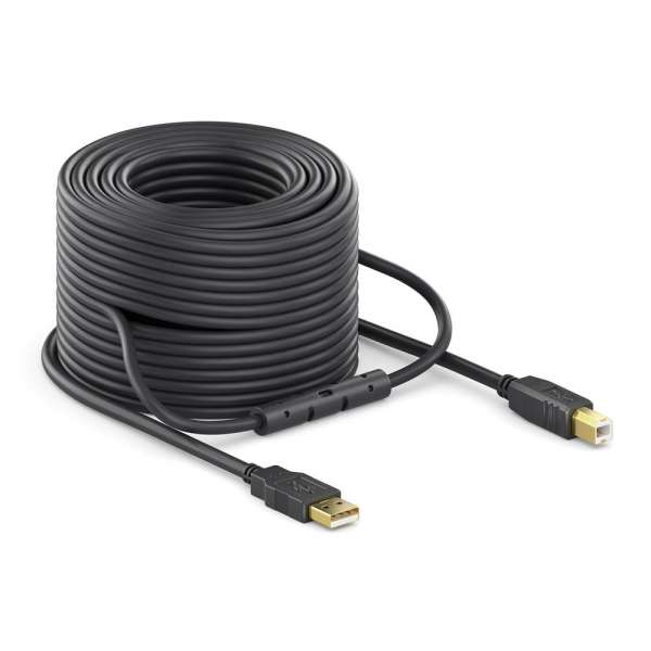 USB 2.0 Aktiv Kabel - schwarz - 20,0m