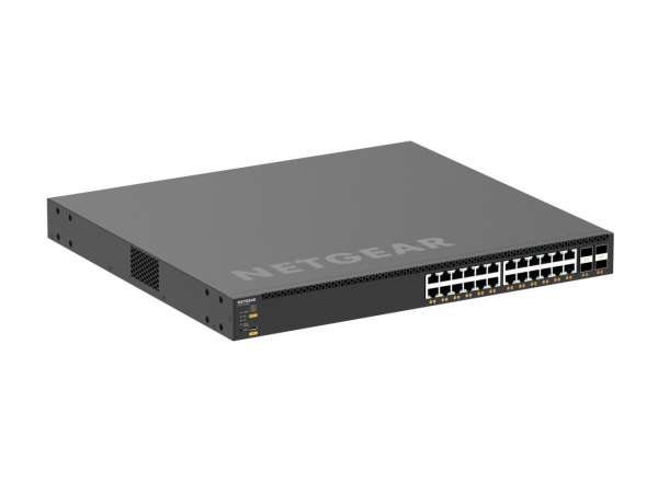 NETGEAR - M4350 28-Port POE MANAGED SWITCH M4350-24X4V 24X2.5G/10G 4XSFP28