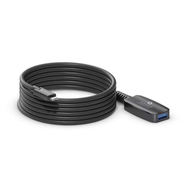 sonero USB 3.2 Gen1x1 Aktive Verlängerung - C/A - schwarz - 5,00m