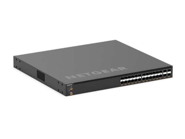 NETGEAR - M4350 28-Port 10G MANAGED SWITCH M4350-24F4V 24XSFP+ 4XSFP28