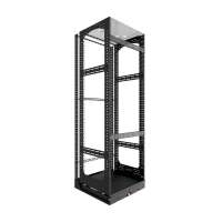 19" Auszieh- und drehbares Rack 32RU, 130kg Traglast, 490B x 498T x 1505H 19" Auszieh- und drehbares Rack 32RU, 130kg Traglast, 490B x 498T x 1505H